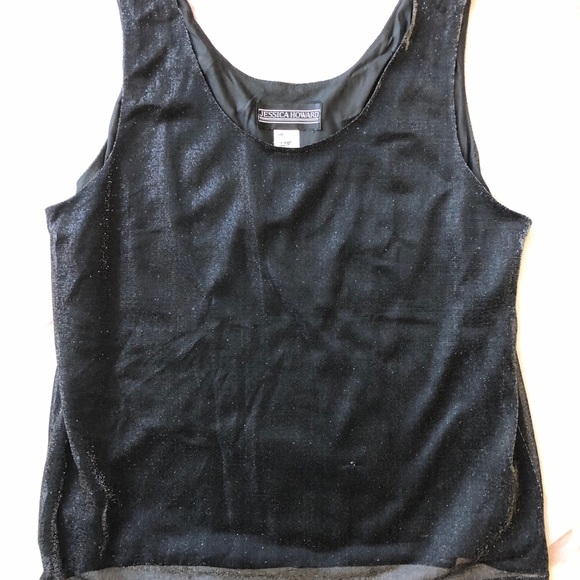 JESSICA HOWARD Metallic Tank Top, Sz L NWOT - Picture 5 of 8